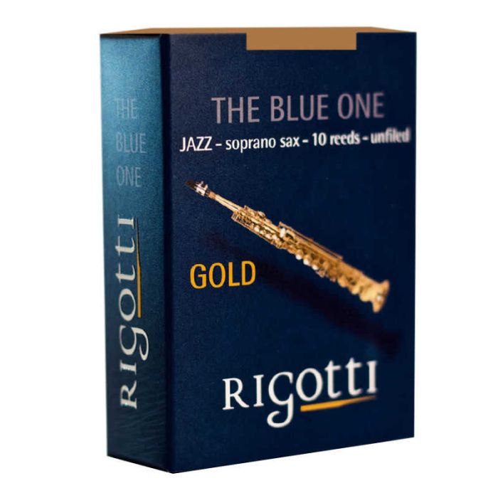 Ance Sax Soprano Rigotti Gold Jazz n.2.5 Soft 10pz main product photo