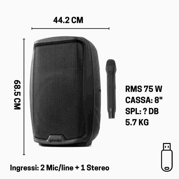 Gemini AS-2108 TO GO main product photo