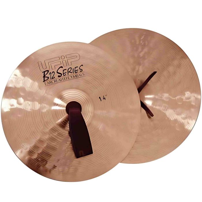 Ufip 14" B12 Bronze Coppia Piatti con manali main product photo
