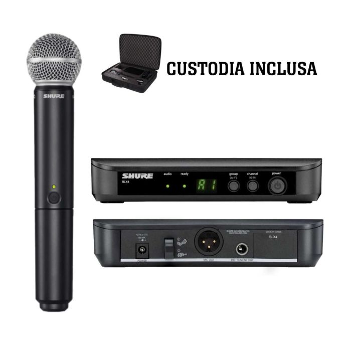 SHURE BLX24/SM58 Radiomicrofono palmare main product photo