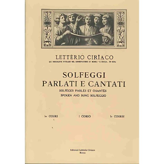 Ciriaco Solfeggi parlati e cantati 1° Corso main product photo