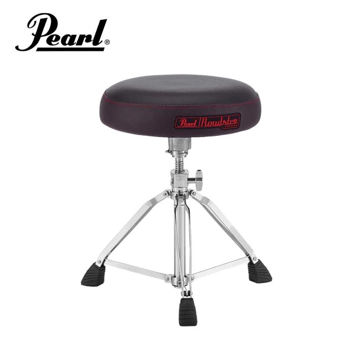 Sgabello batteria Pearl Roadster D-1500 tondo vite nero vinile main product photo