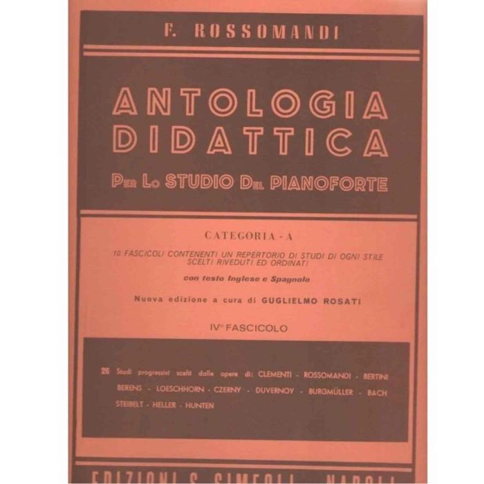 Rossomandi Antologia Didattica Cat.A 4 main product photo