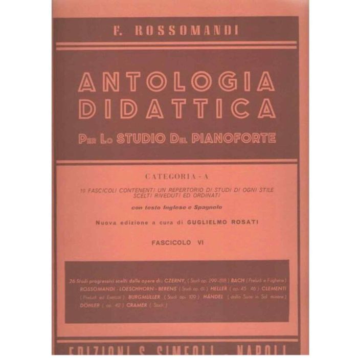 Rossomandi Antologia Didattica Cat.A 6 main product photo