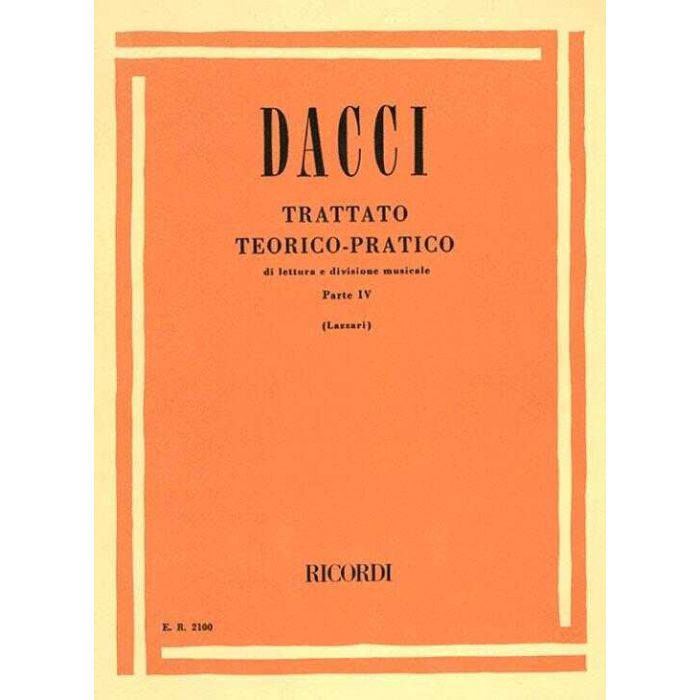 Dacci Trattato teorico pratico vol.4 main product photo
