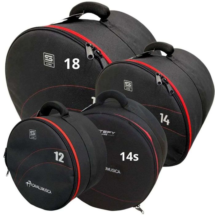 Set borse batteria Stefy Line serie 200 4pz 18/12/14/14X5,5 main product photo