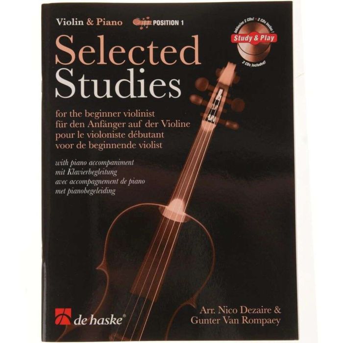Dezaire Selected studies per violino con cd main product photo