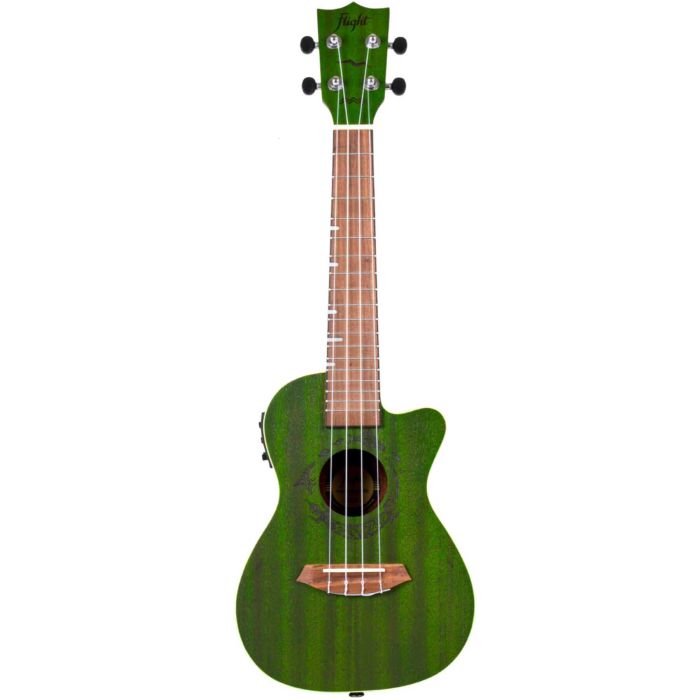 Flight DUC380 jade Ukulele concerto elettrificato con borsa main product photo