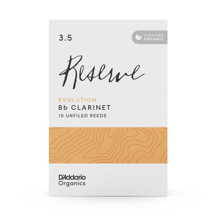 D'Addario Organics Reserve Evolution unfiled Clarinet n.3,5 10pz main product photo