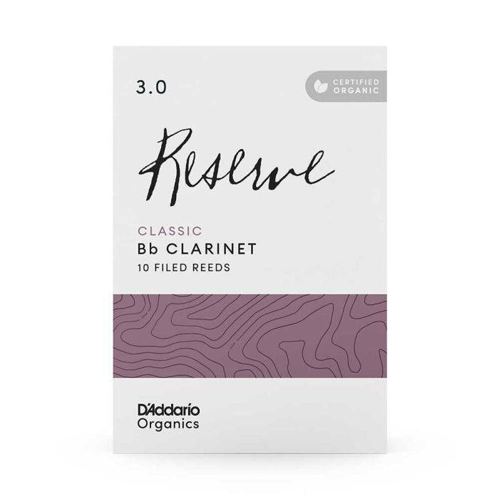 D'addario Organic Reserve Classic Clarinet n.3 (10pz) main product photo