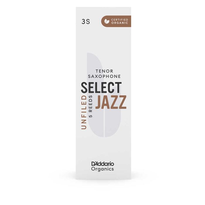 D'addario Organics Select Jazz Unfiled Tenor Sax n.3 soft 10pz main product photo
