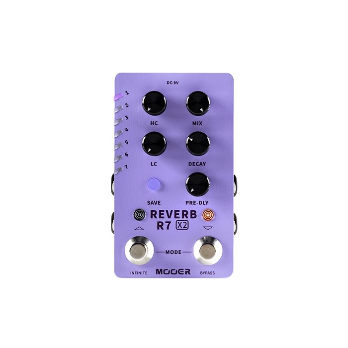 Pedale Mooer R7 X2 REVERB main product photo