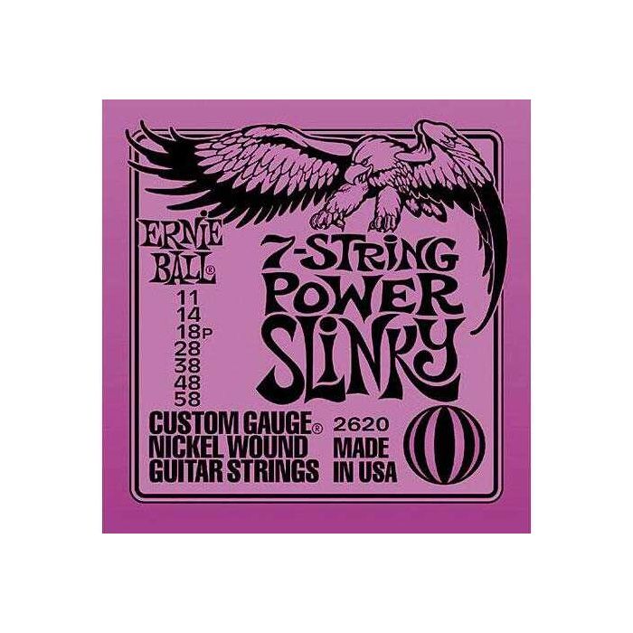 Ernie Ball 2620 7 corde 11-58 main product photo