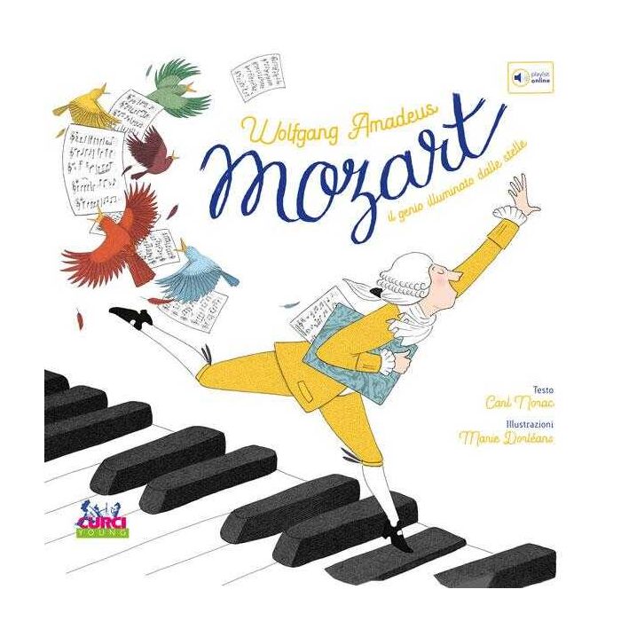 C. Norac Wolfang Amadeus Mozart Il genio illuminato dalle stelle con audio on-line main product photo