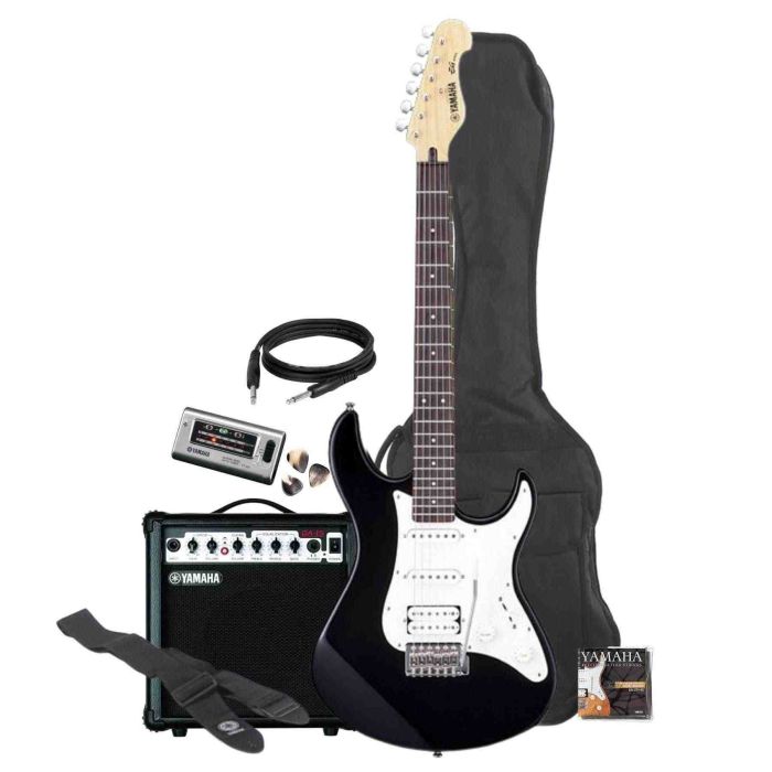 Kit Chitarra Elettrica Yamaha EG112GPII Ampli 15W e accessori nera main product photo