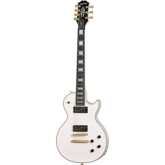 Epiphone Matt Heafy Origins Les Paul Custom bone white main product photo