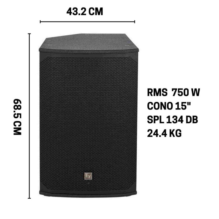 EV EKX-15P 1500w 15" main product photo
