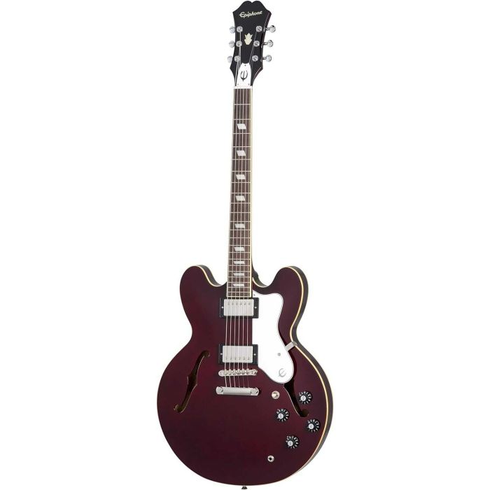 Epiphone Noel Gallagher Riviera dark wine red main product photo