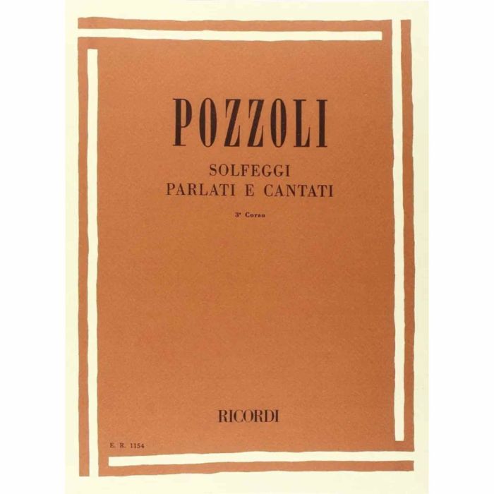 Pozzoli Solfeggi Parlati e Cantati 3 main product photo