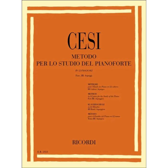 B.Cesi Metodo per lo Studio del Piano 3 main product photo