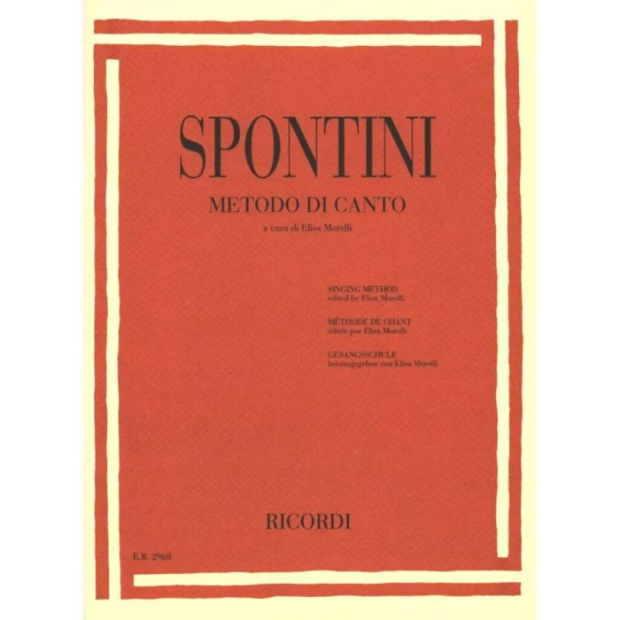 G.Spontini Metodo di canto main product photo