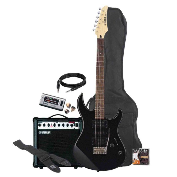 Kit Chitarra Elettrica Yamaha ERG121GPII Ampli 15W e accessori nera main product photo