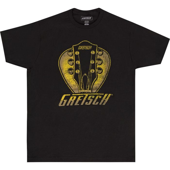 T-Shirt Gretsch Headstock pick black L main product photo