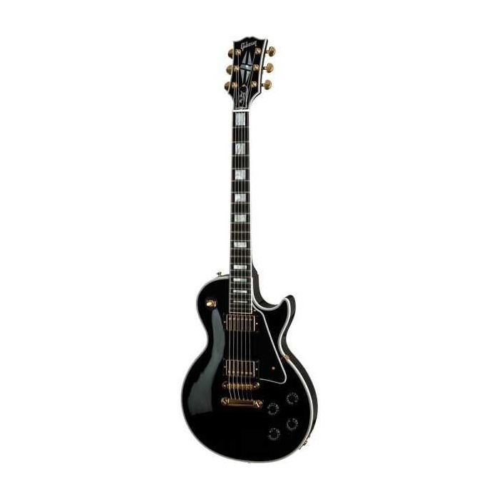 Gibson Les Paul Custom with Ebony Fingerboard gloss ebony con custodia main product photo