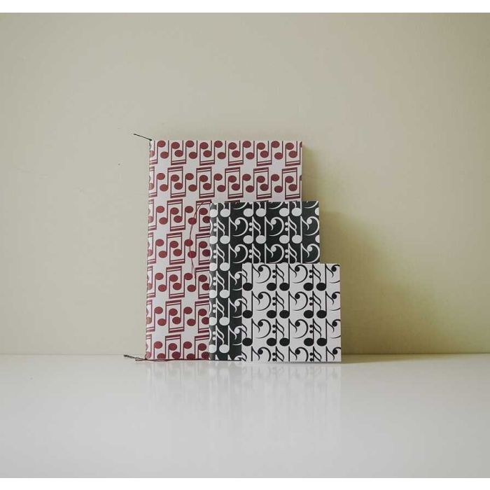 Block notes Music-Gift 3 NOTEBOOK A5, A6 e 9x9cm main product photo