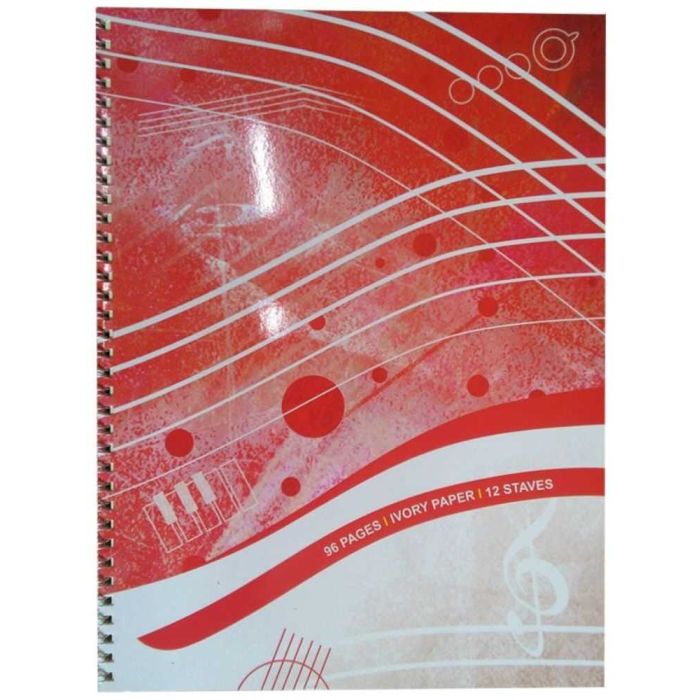 Quaderno pentagrammato 12 righi 96 pagine carta avorio main product photo