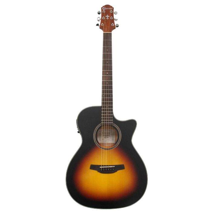 Crafter HT-100CE OP cutaway vintage sunburst main product photo