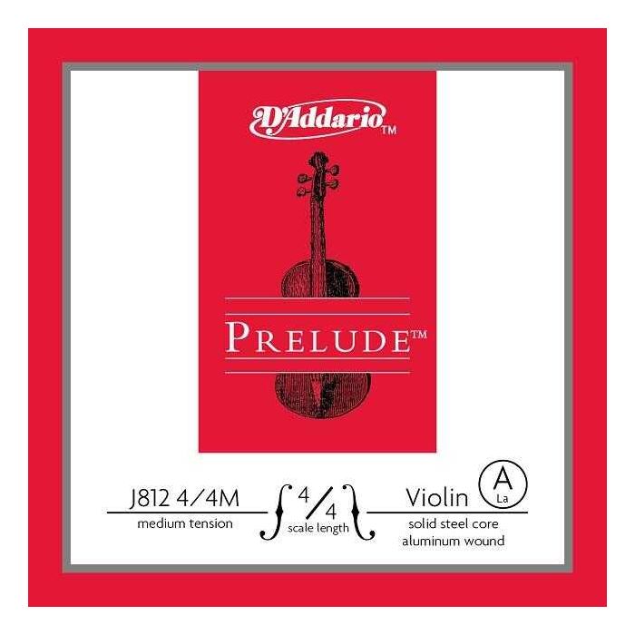 Corda Violino 4/4 D'Addario Prelude LA medium in alluminio singola main product photo