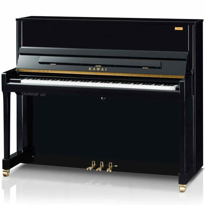 Pianoforte Verticale Kawai K300 AURES nero lucido cm.122 main product photo