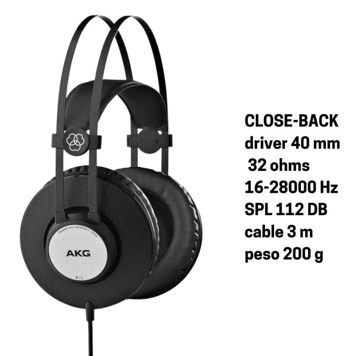 Cuffia AKG K72 monitor CLOSED 32 Ohm main product photo