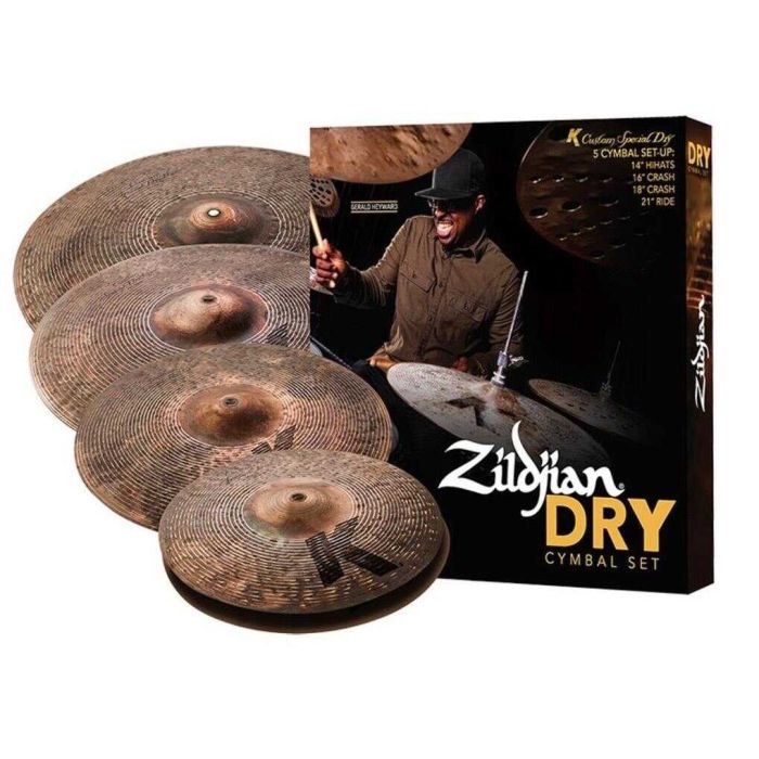 Set Piatti Zildjian 5 K Custom Special Dry H-H 14" Crash 16" 18" Ride 21" main product photo