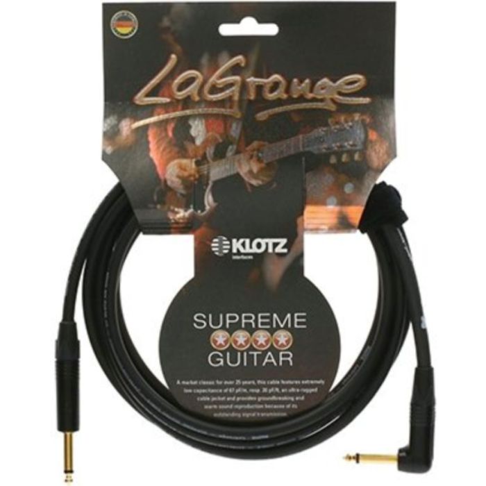 Cavo Jack/Jack angolare 6 mt Klotz serie LA Grange main product photo