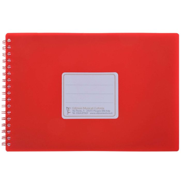 Libretto banda Eufonia 15 buste 22,5x15cm rosso 96 gr main product photo