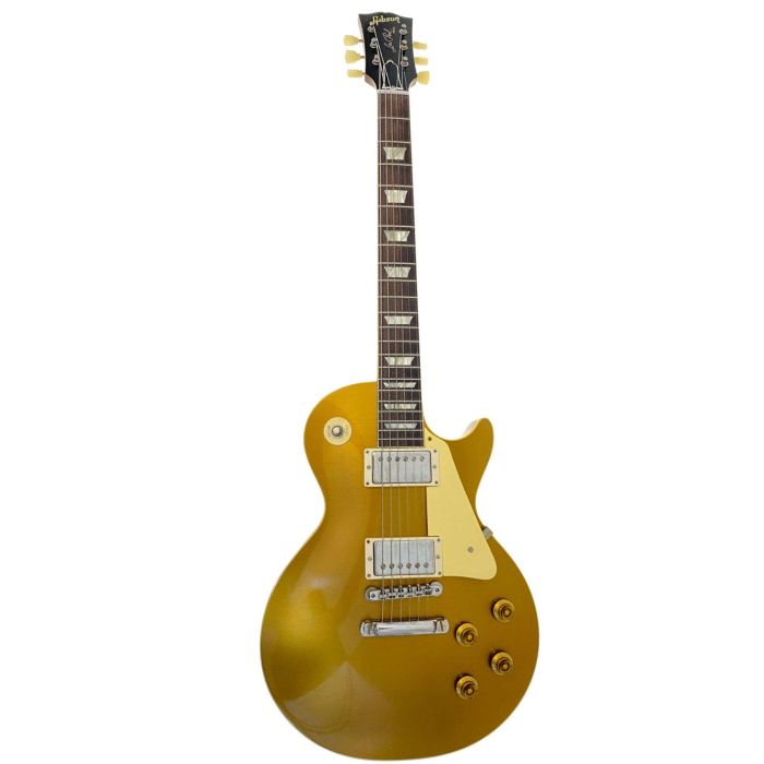 Gibson 1957 Les Paul goldtop reissue ultra light aged CS double gold main product photo