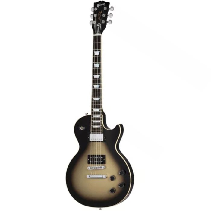 Gibson Adam Jones Les Paul Standard antique silver burst main product photo