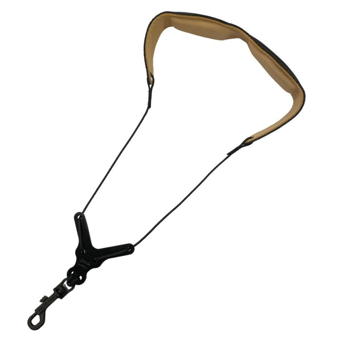 Cebulla Sax Strap L black extra wide adjuster fibre main product photo