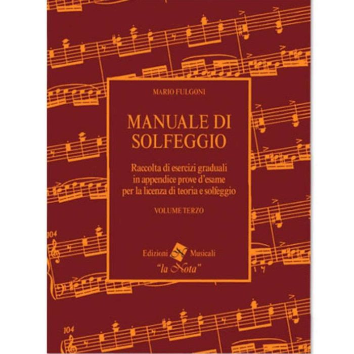 Fulgoni Mario Manuale di Solfeggio 3 main product photo