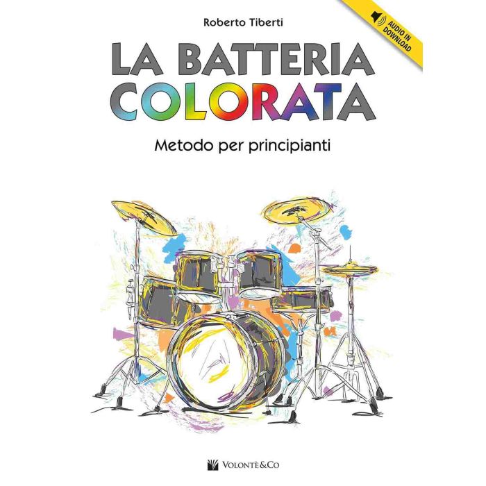 La Batteria colorata + audio download Autore Tiberti Roberto main product photo