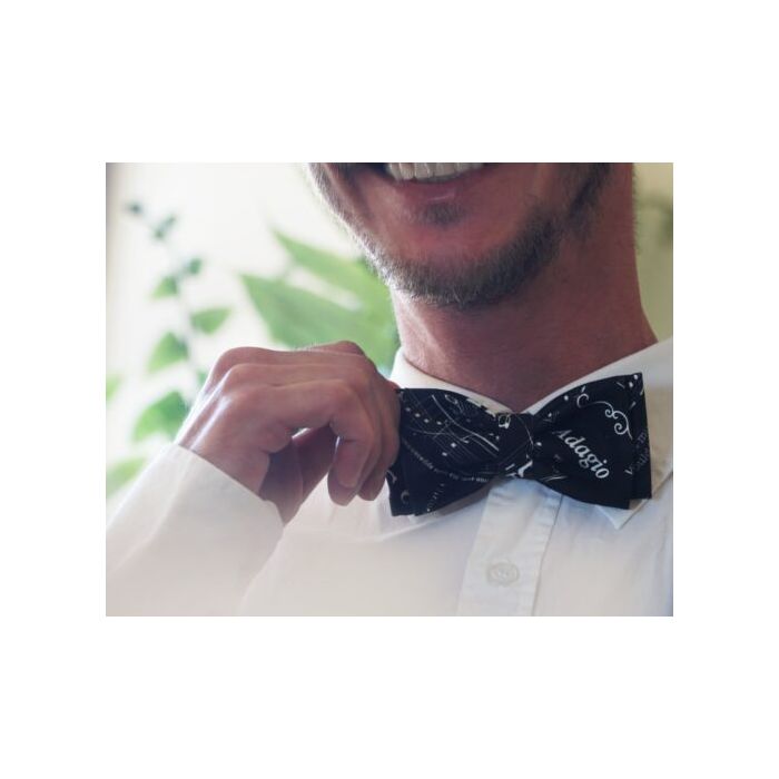 Papillon Music Gift nero con spartito bianco main product photo