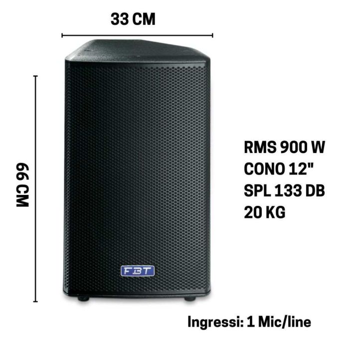 FBT MITUS 112A 900w 12" main product photo