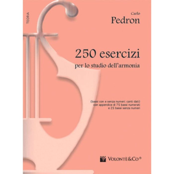 Pedron 250 esercizi per lo studio dell`armonia main product photo