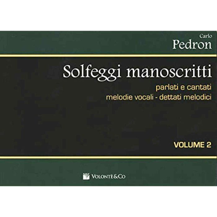 Pedron Solfeggi manoscritti 2 main product photo