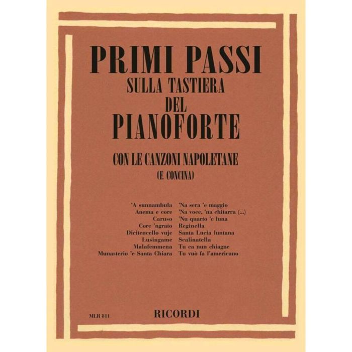 Primi Passi sulla Tastiera del Pianofort e Canzoni Napoletane main product photo