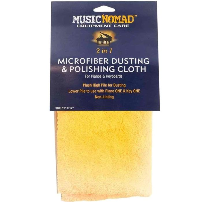 MusicNomad MN230 Panno lucidatura pianoforti microfibra main product photo