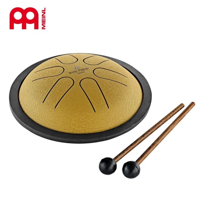 Steel tongue drum 14cm Meinl mstd3g Sonic Energy gold main product photo