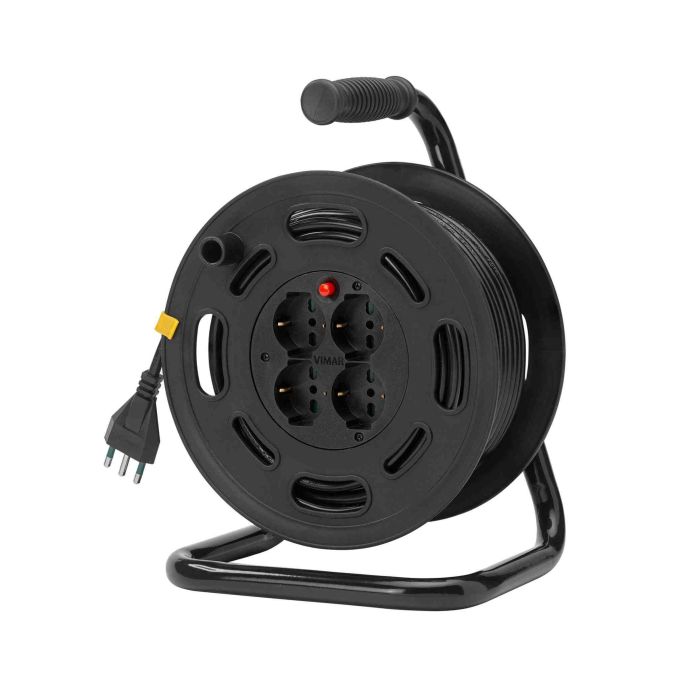 Avvolgicavo Vimar multipresa 16A 4 uscite universali 30mt main product photo